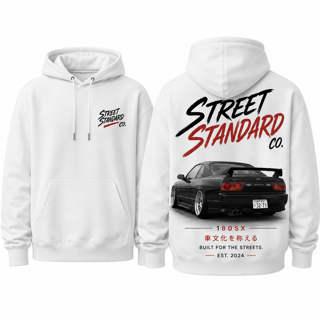 Street Standard - Black 180SX Hoodie