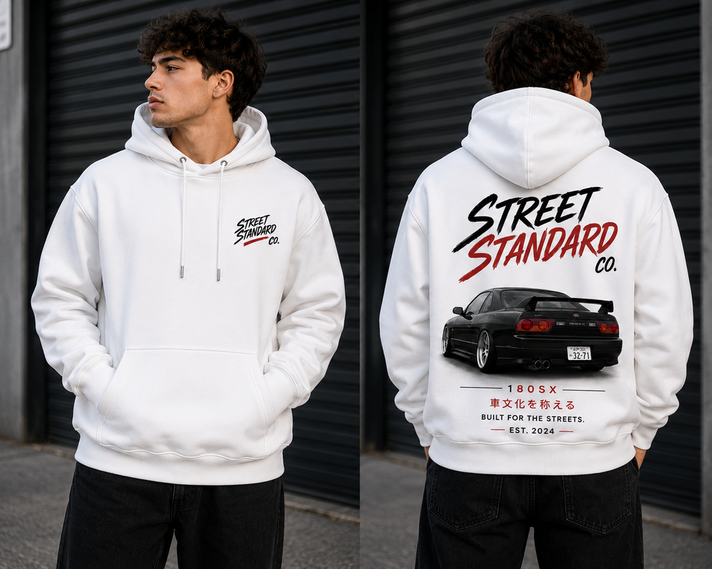 Street Standard - Black 180SX Hoodie